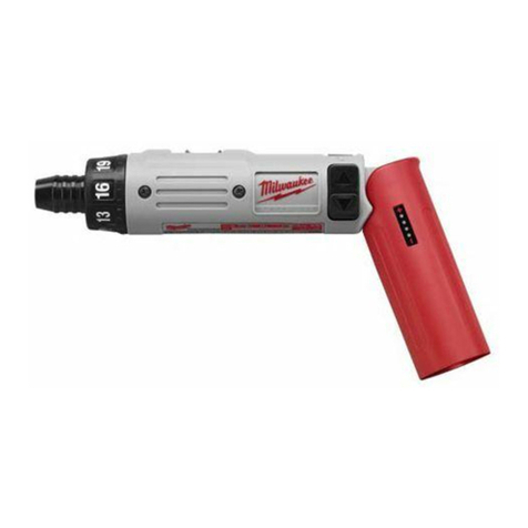 Milwaukee 0490-20 Operator's manual