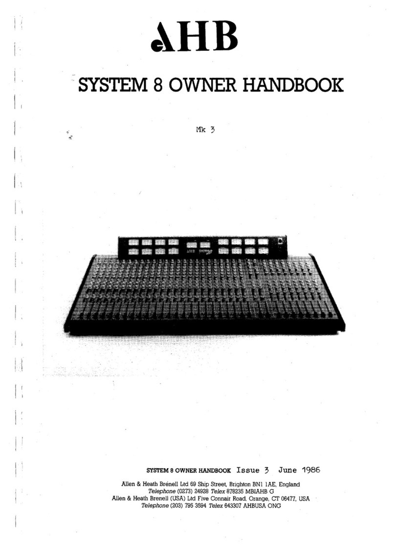AHB System 8 Owner's handbook