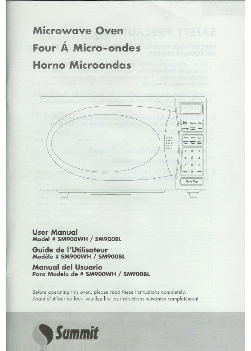 Summit SM900WH User manual