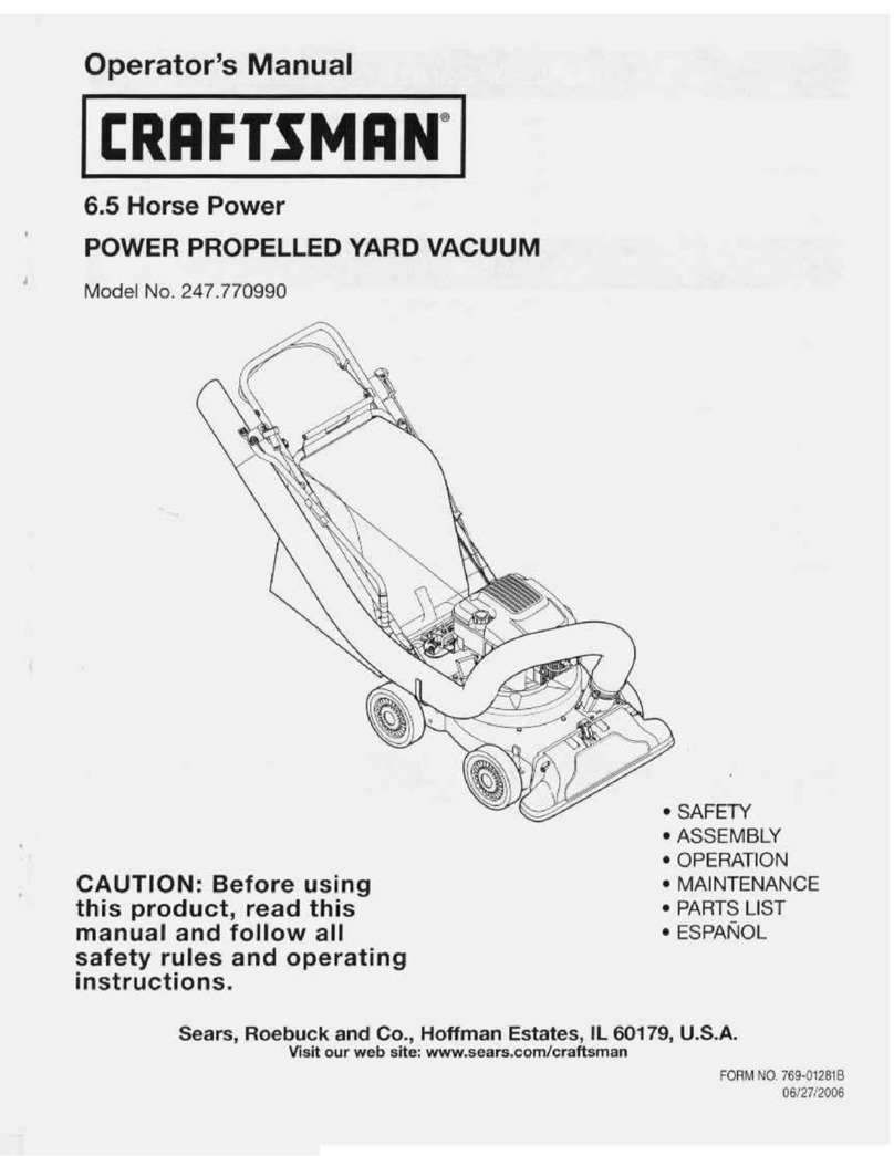 Craftsman 247.770990 Operator's manual