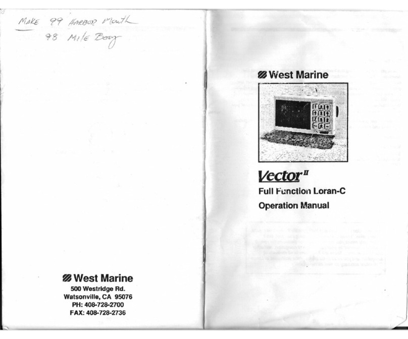 West Marine Loran-C User manual