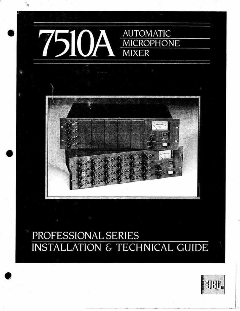 JBL 7510A Installation & technical guide
