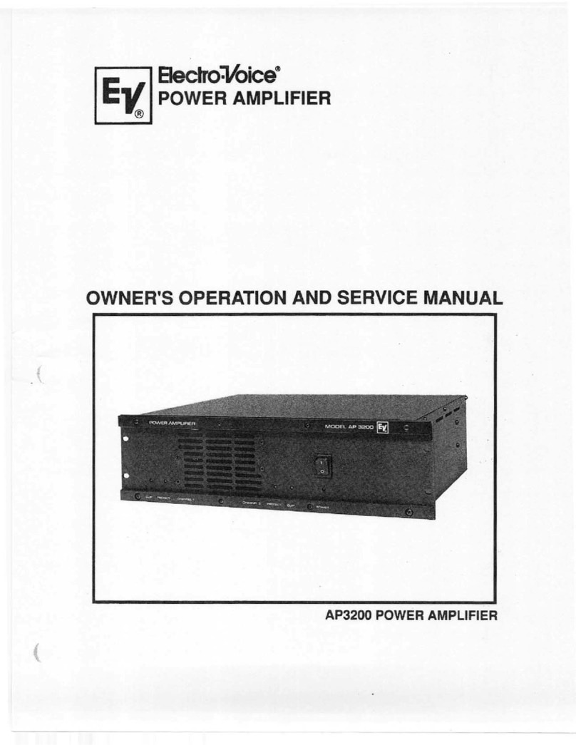 Electro-Voice AP3200 Instructions for use