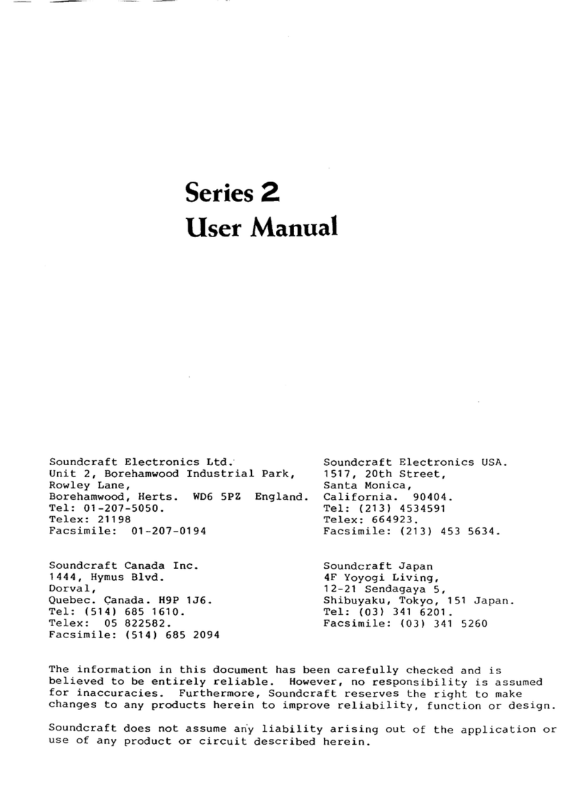 SoundCraft Series 2 user manual