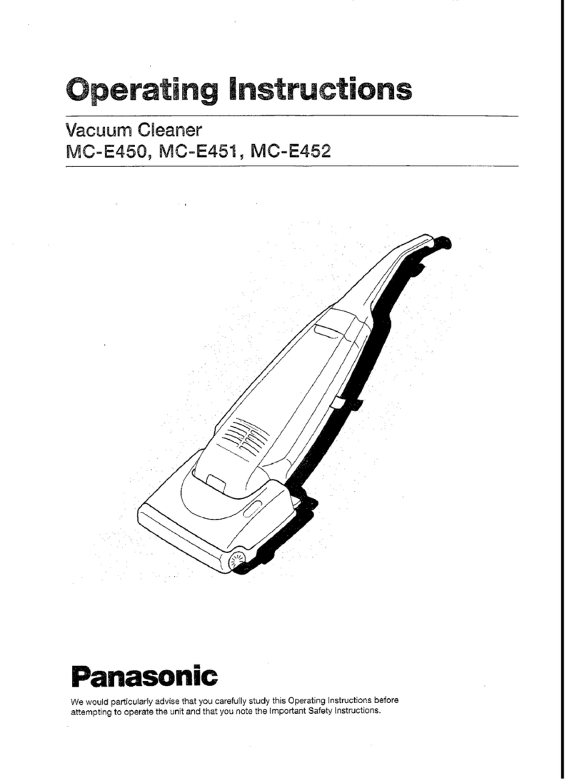 Panasonic MC-E450 operating instructions