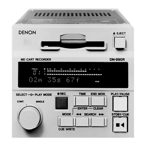 Denon DN-990R User manual