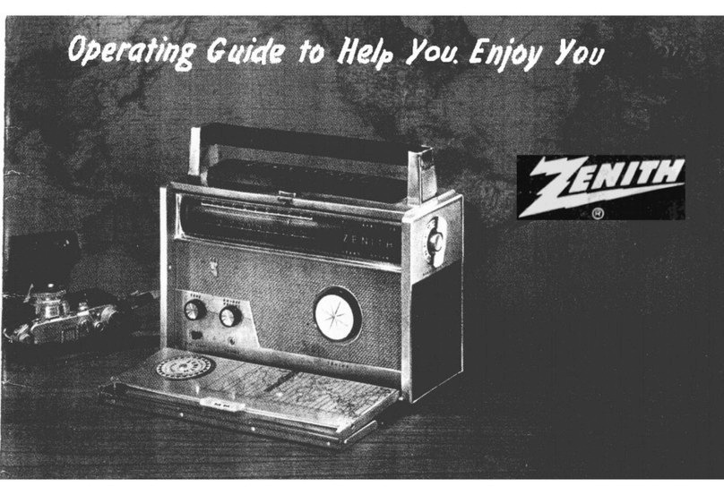 Zenith Royal 1000 operating guide