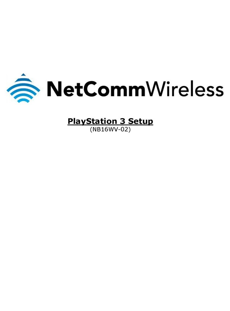 NetComm PlayStation 3 NB16WV-02 User manual NetComm PlayStation 3 NB16WV-02 User manual
