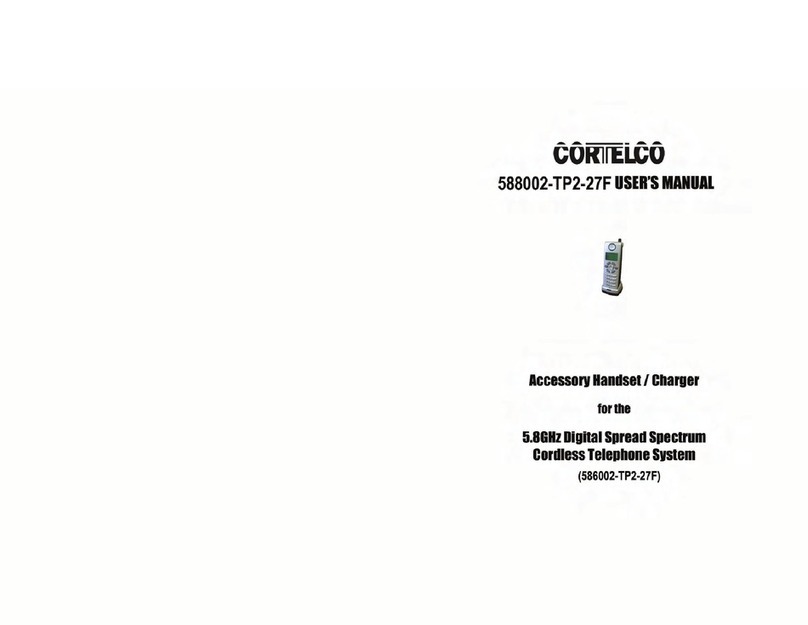 Cortelco 588002-TP2-27F User manual