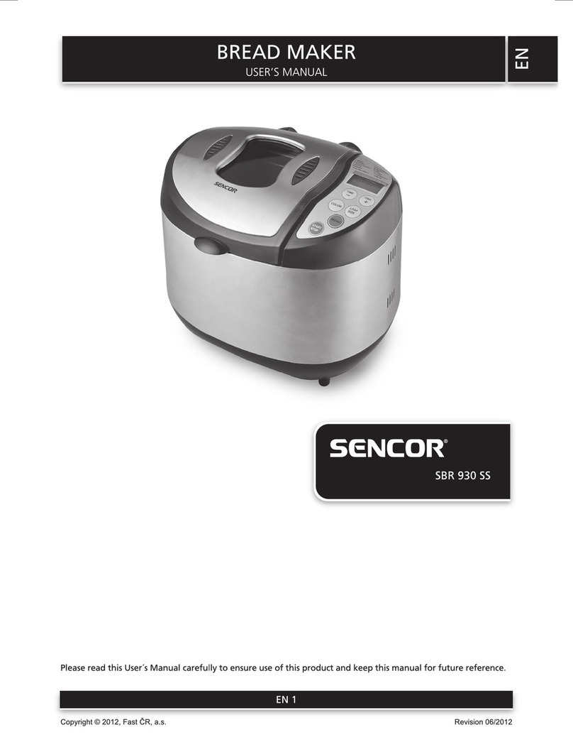 Sencor SBR 930 SS user manual