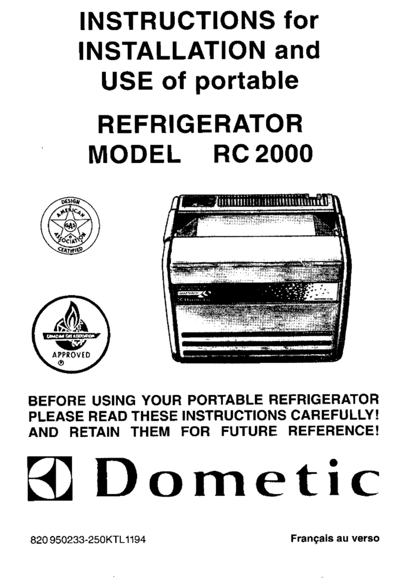 Dometic RC 2000 User manual