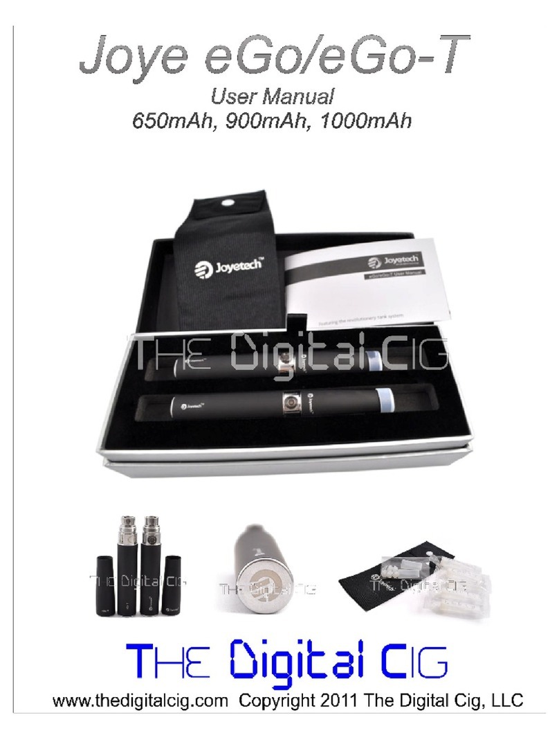 Joyetech Joye eGo user manual