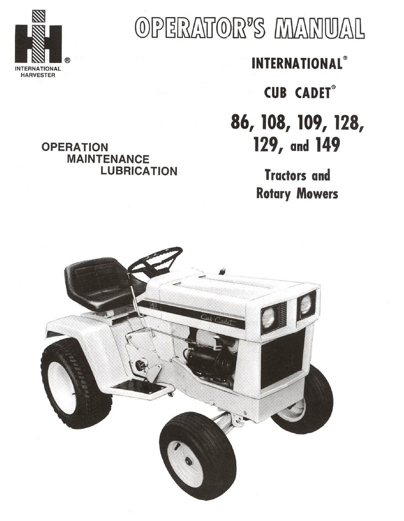 Cub Cadet 109 User manual Cub Cadet 109 User manual