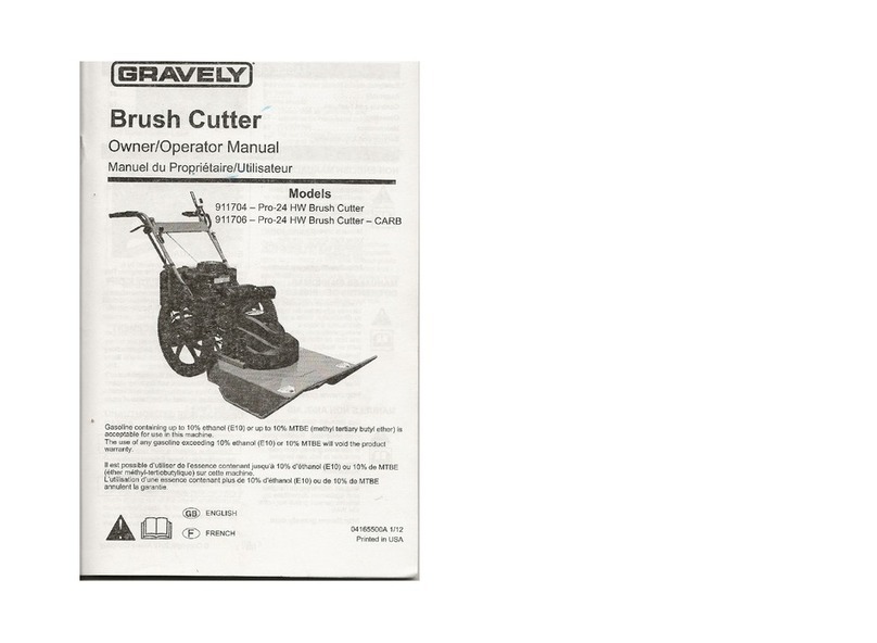 Gravely 911704 Owner's manual