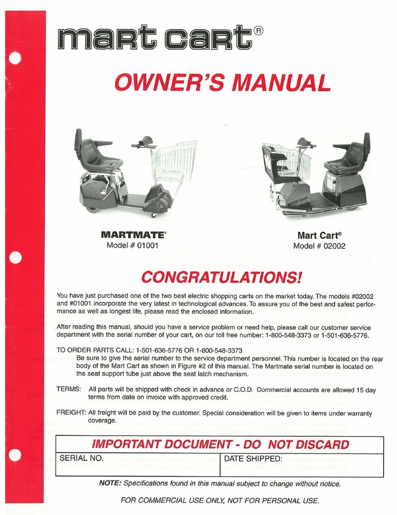 Mart Cart MartMate 01001 owner's manual