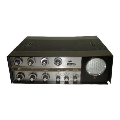 Bogen MX60A Installation and operating manual