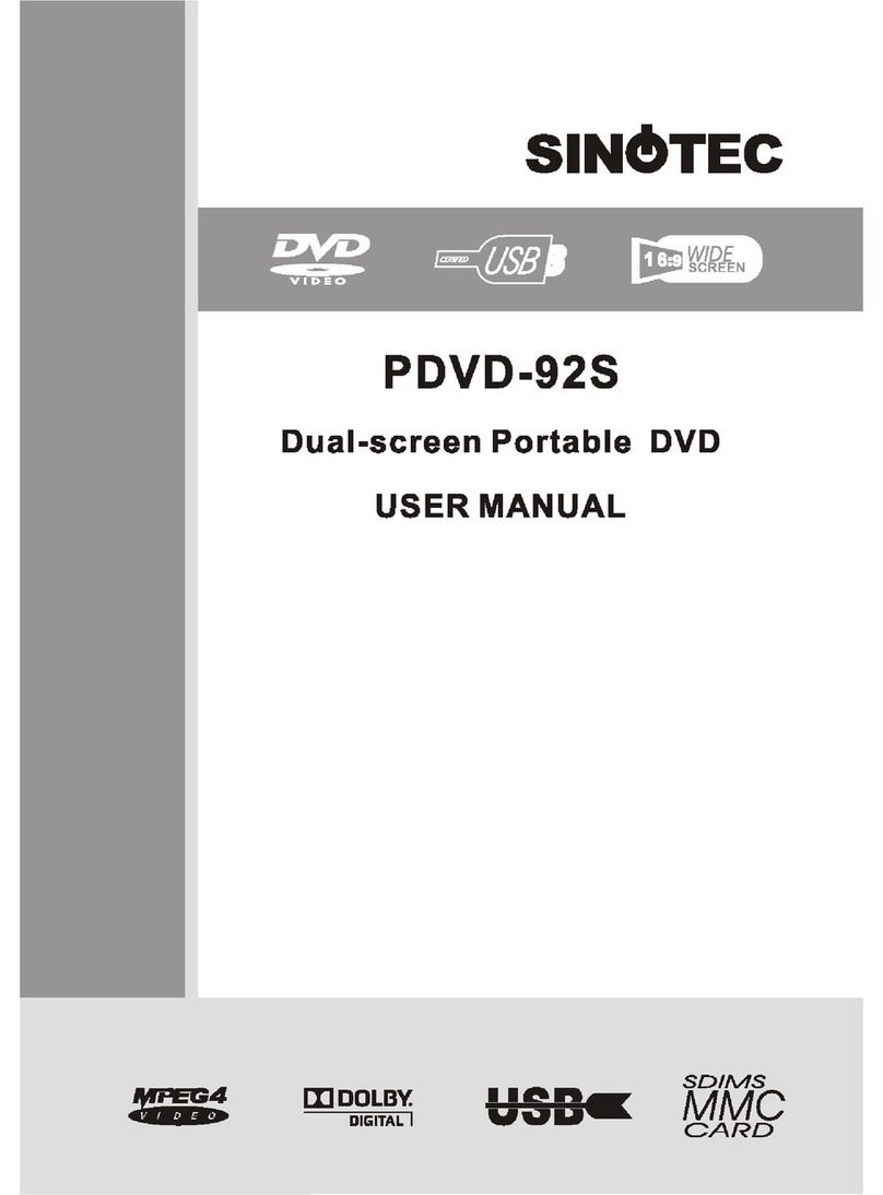 Sinotec PDVD-92S user manual