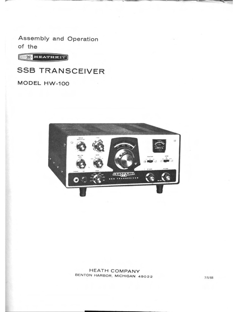 Heathkit HW-100 Assembly and operation