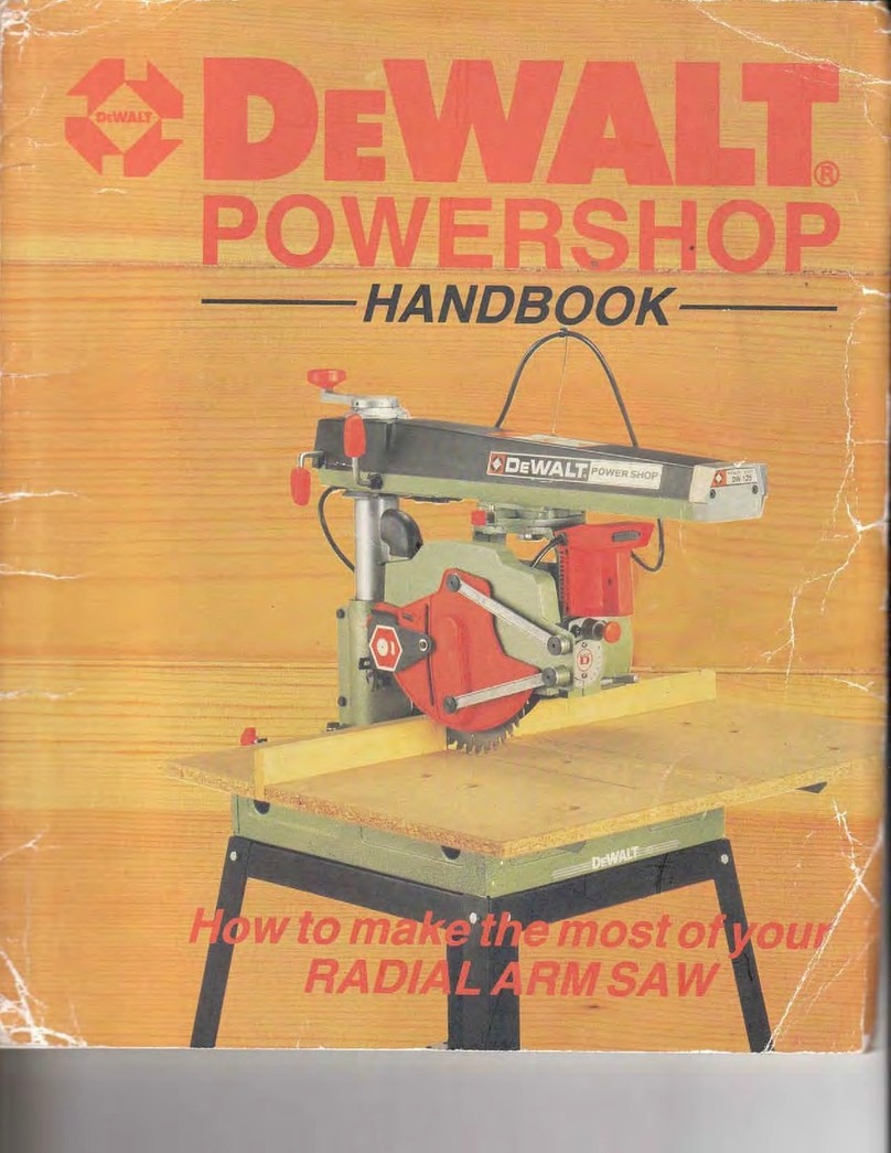 DeWalt PowerShop DW320 User manual