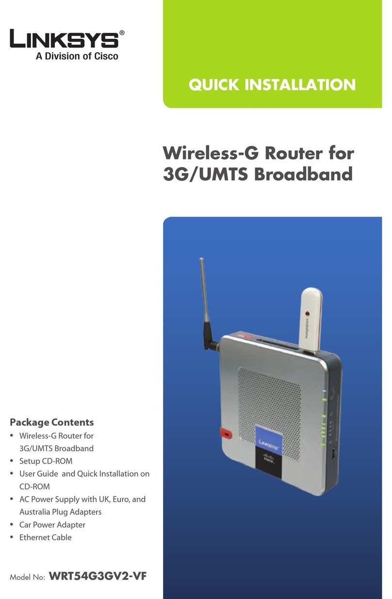 Linksys WRT54G3GV2-VF Original operating instructions Linksys WRT54G3GV2-VF Original operating instructions