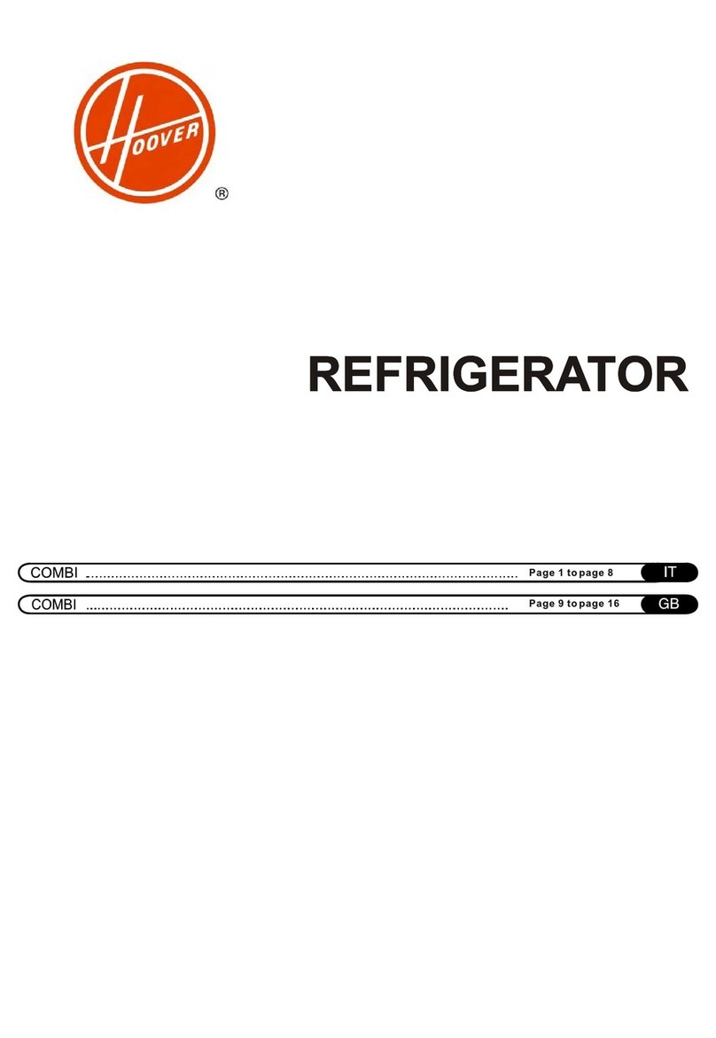 Hoover HRFA54 User manual