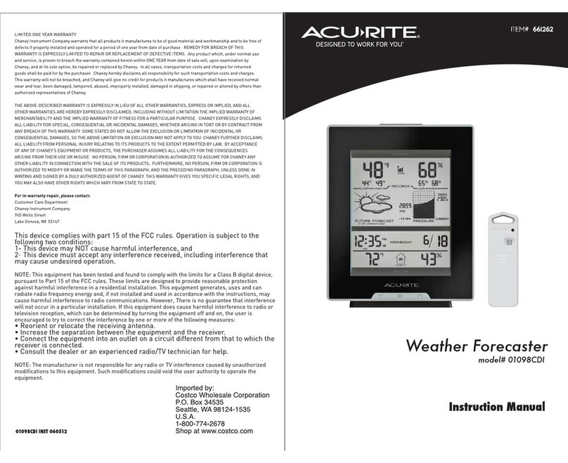 ACU-RITE 01098CDI instruction manual ACU-RITE 01098CDI instruction manual