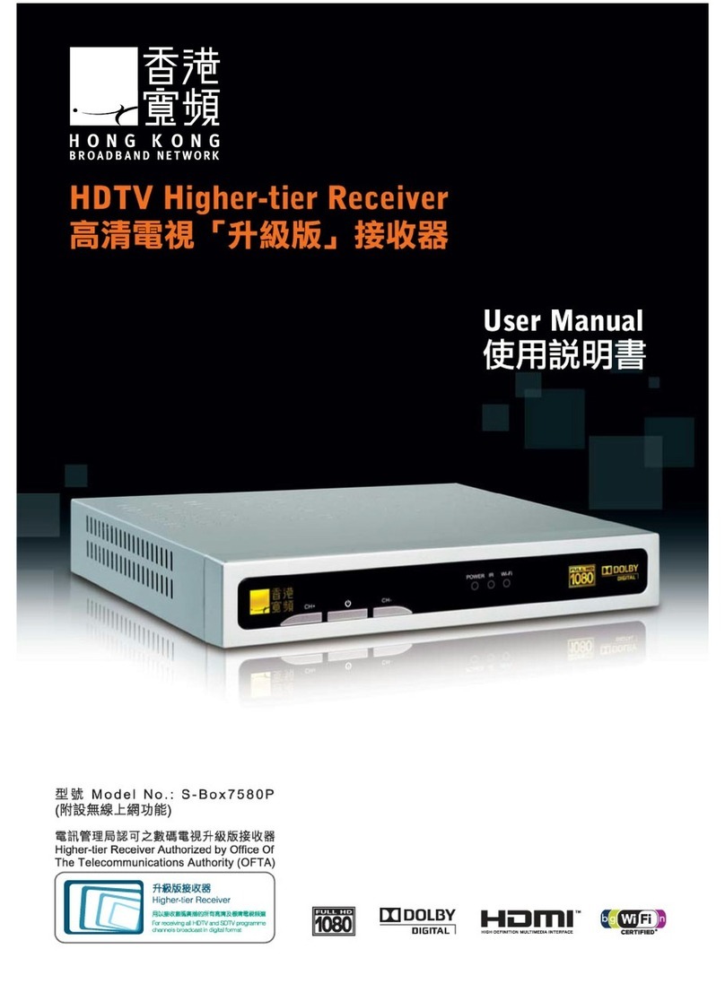 HKBN S-Box7580P user manual