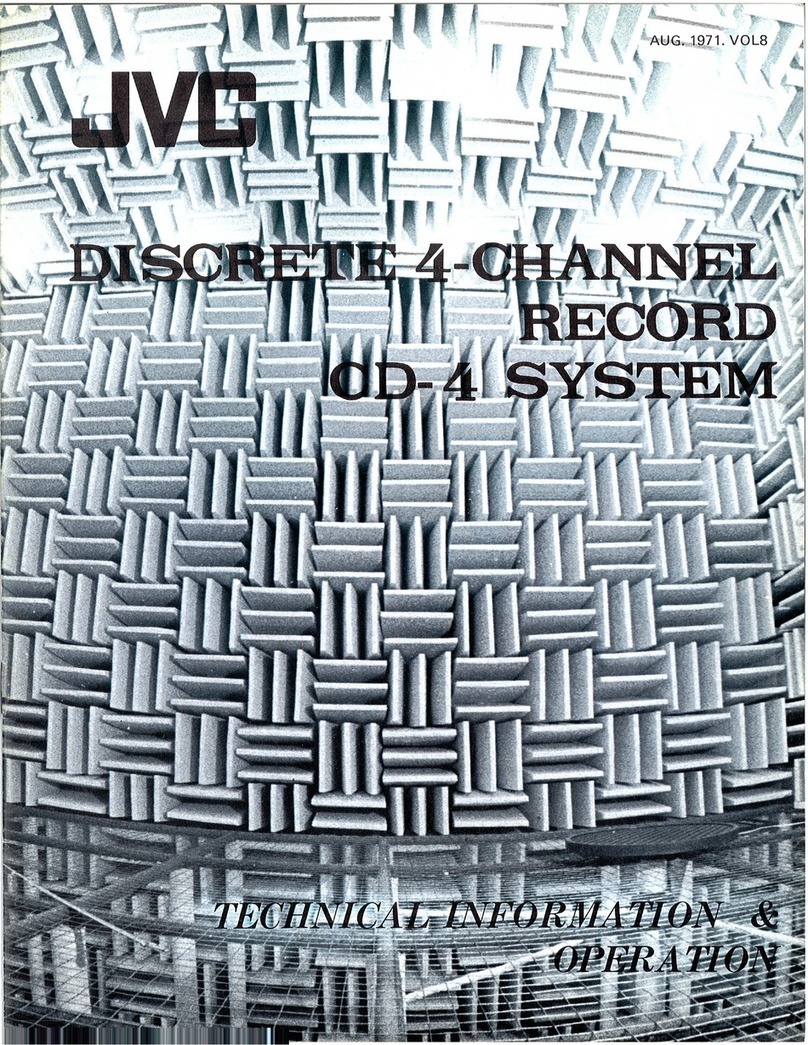 JVC CD-4 Technical information & operation