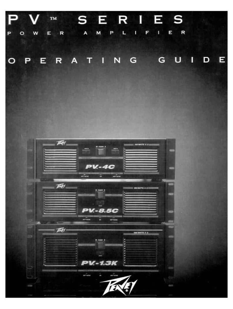 Peavey PV 4C User manual