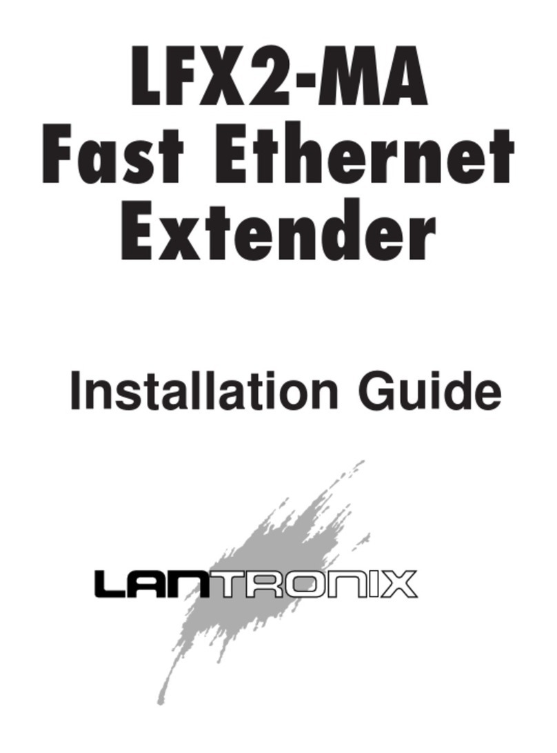 Lantronix LFX2-MA installation guide