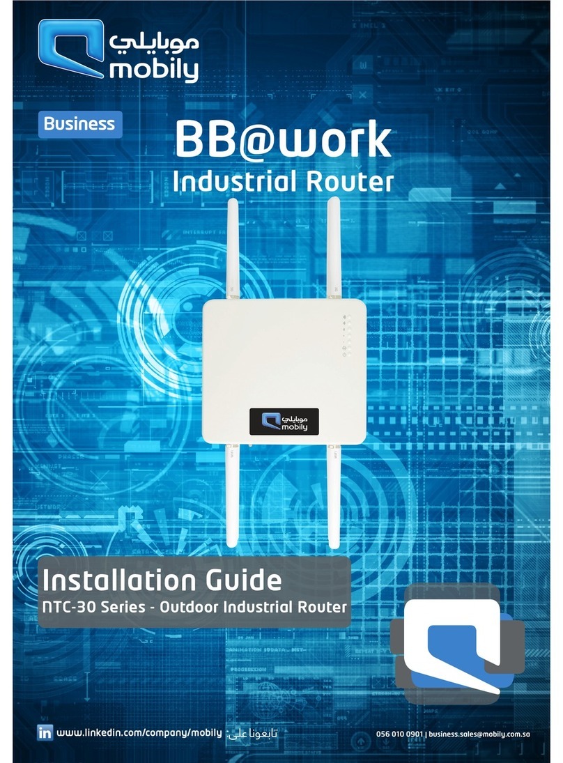 Mobily BB@work NTC-30 Series installation guide