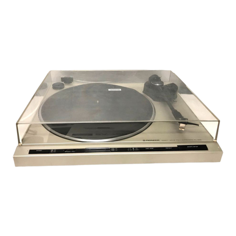 Pioneer PL-5 User manual Pioneer PL-5 User manual