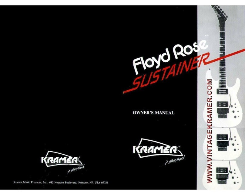 Kramer Floyd Rose Sustainer User manual