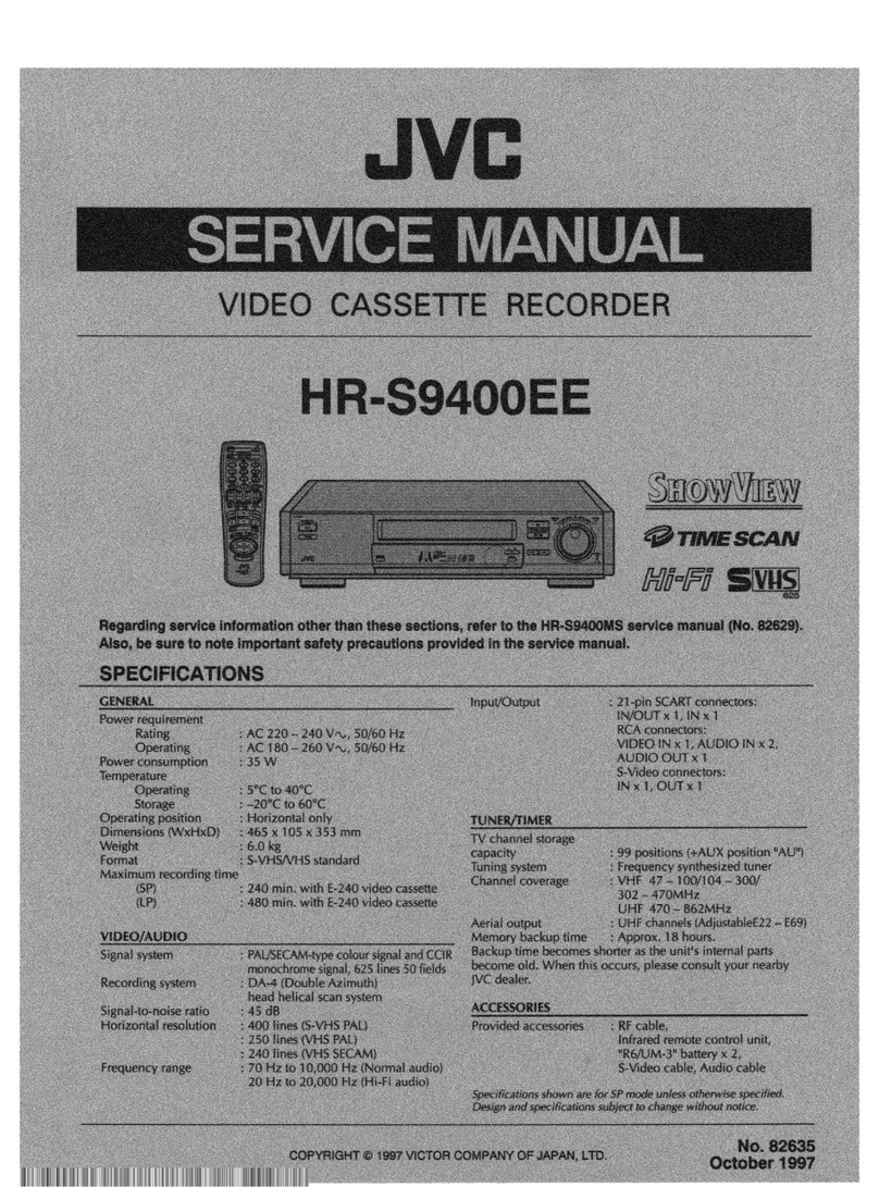 JVC HR-S9400EE User manual