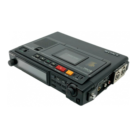 Sony TCD-D10PRO User manual