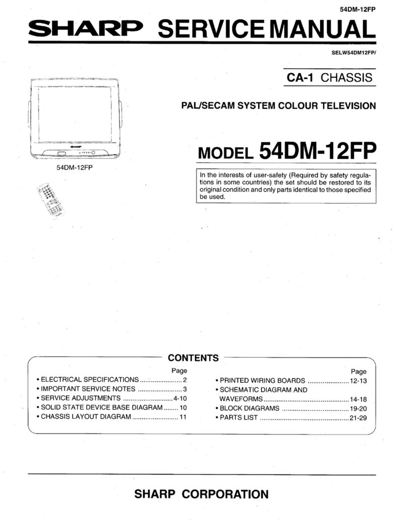 Sharp 54DM-12FP User manual