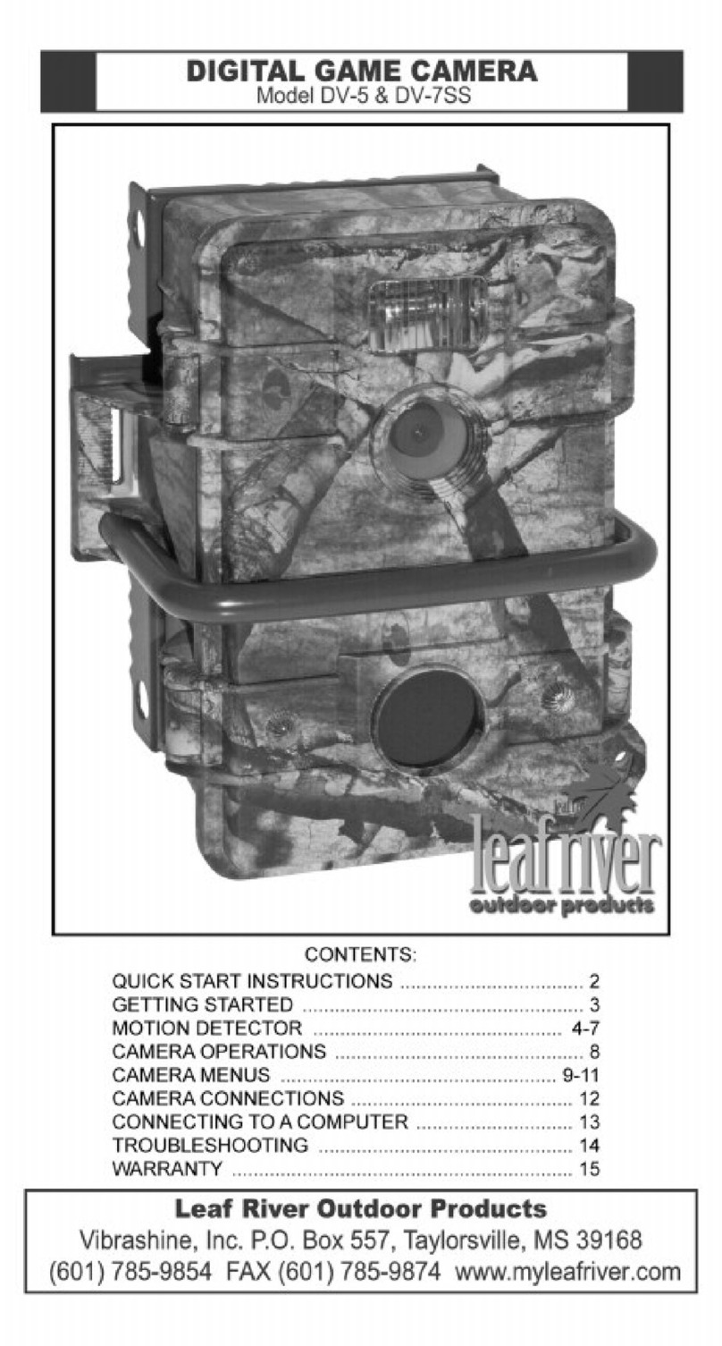 leaf river DV-5 Quick start instructions