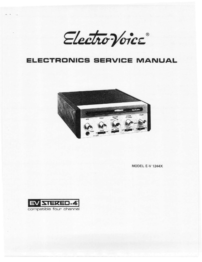 Electro-Voice 1244X User manual