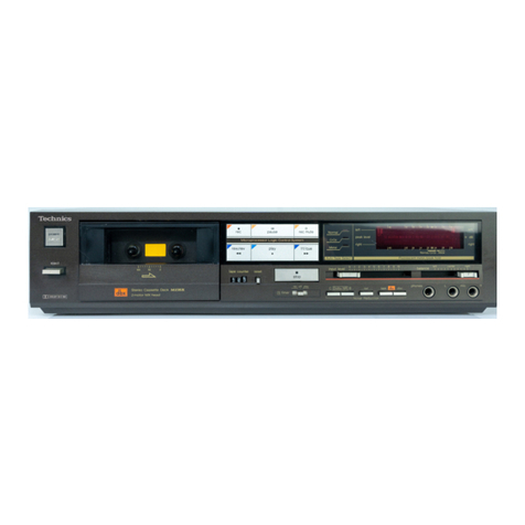 Technics RS-M235X User manual