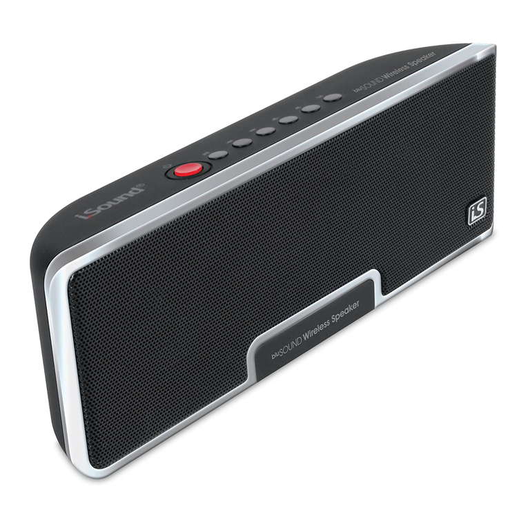 bluSound ISOUND-1658 user guide