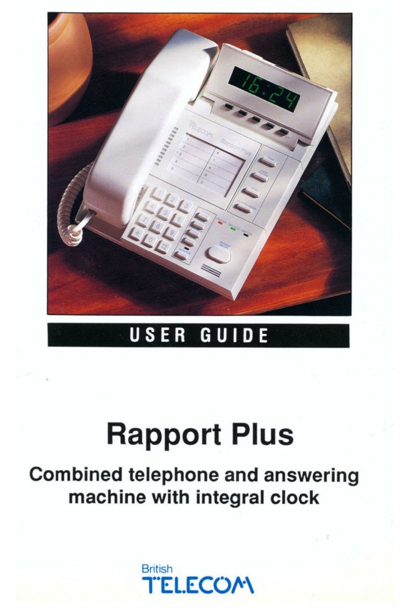 Telecom Rapport Plus User manual