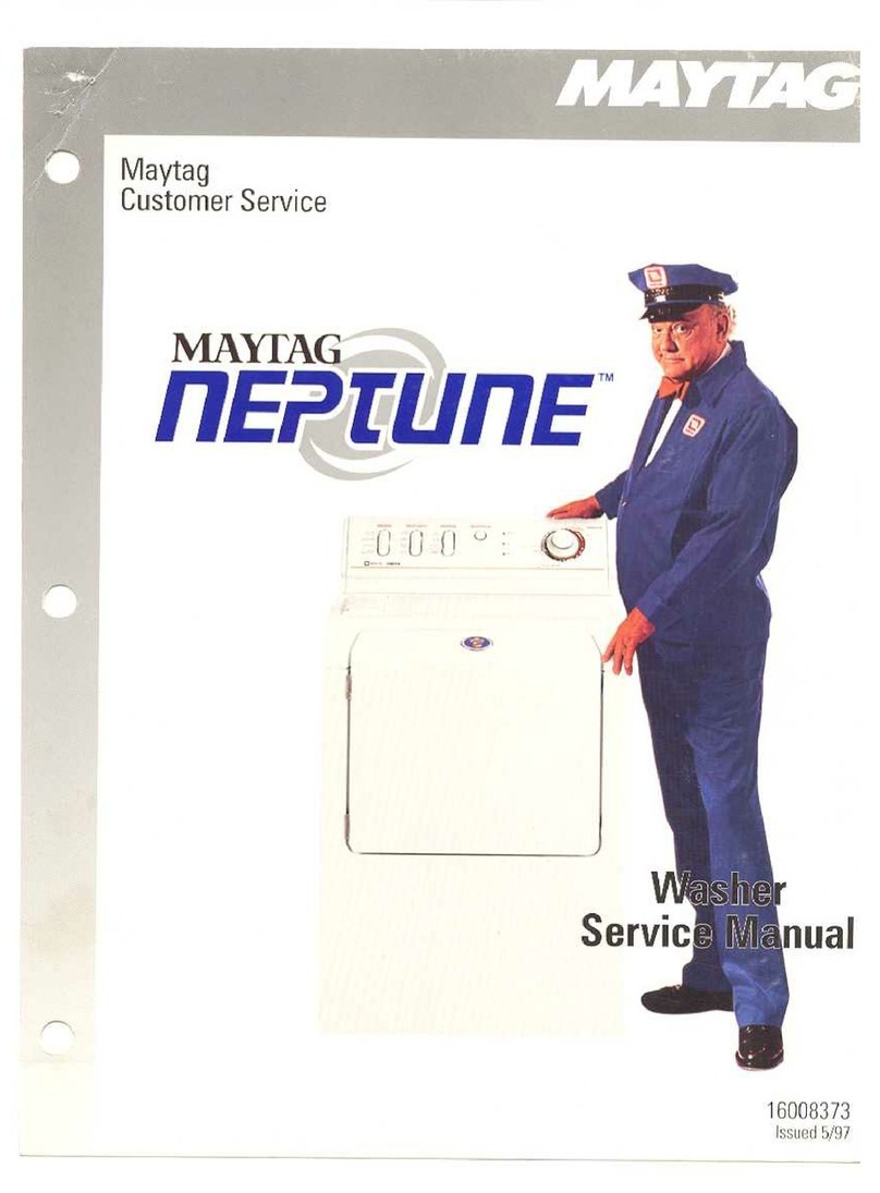 Maytag Neptune MAH3000 User manual Maytag Neptune MAH3000 User manual