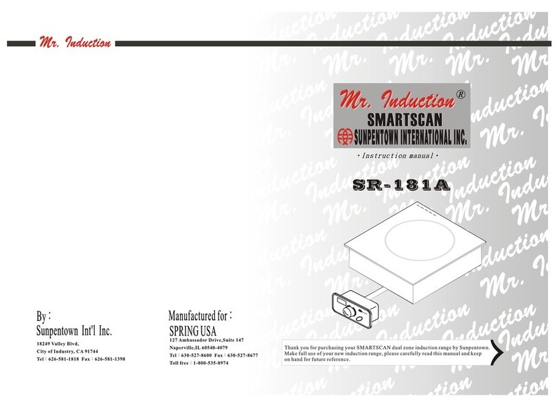 Mr. Induction SR-181A User manual