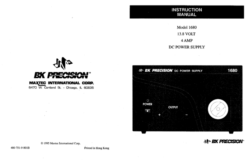 B+K precision 1680 instruction manual