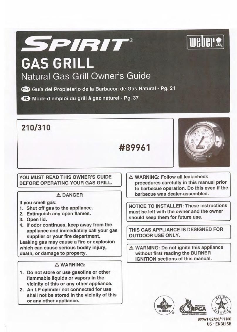 Weber Spirit User manual
