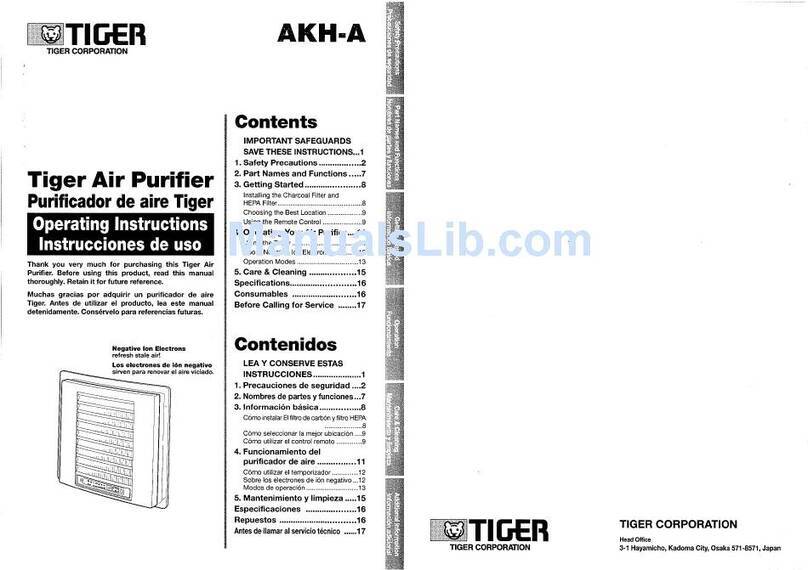 Tiger AKH-A operating instructions