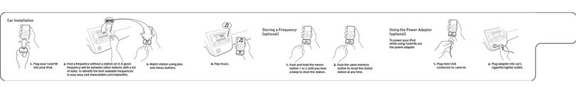 Belkin TuneFM quick start guide