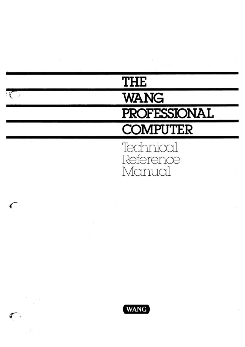 Wang Professional Computer Technical reference manual