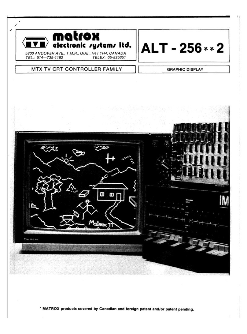 Matrox ALT-256 Series manual