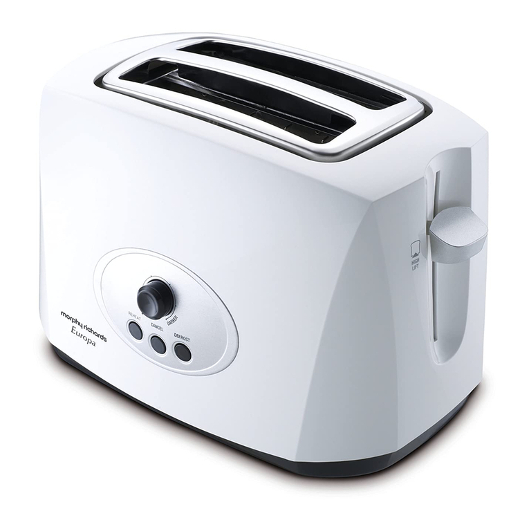 Morphy Richards Europa 2 Slice User manual